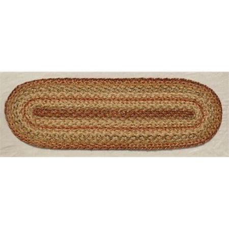 Homespice Decor Harvest Hudson Jute Braided Rugs - Table Runner - Oval 571076